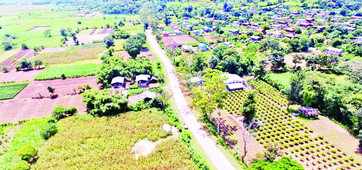 ဒေသလူမှုစီးပွားဖွံ့ဖြိုးမှုကို အထောက်အကူပြုနေသည့် တောင်ကြီးခရိုင်မှ လမ်းကွန်ရက်များ